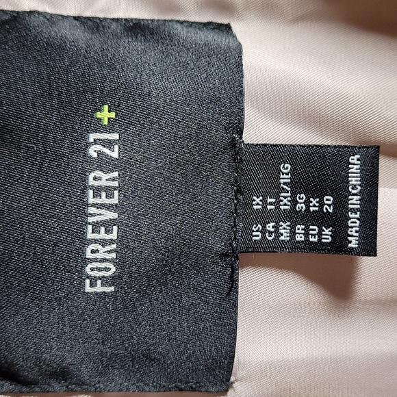 Forever 21+ Faux Fur Jacket - Latte - Picture 5 of 6